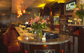The expanded stone bar at J. Morgans is a favorite among our regular patrons. J. Morgans Bar